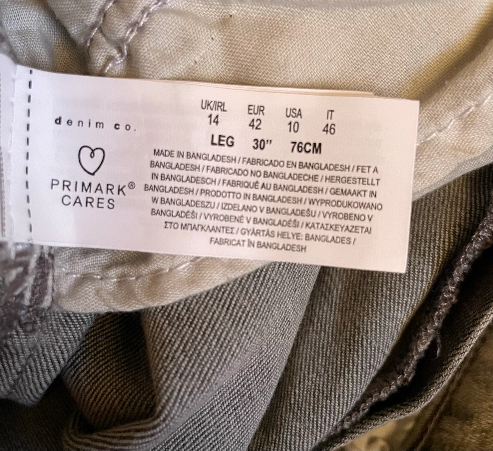 Calça jeans cinza – photo 11